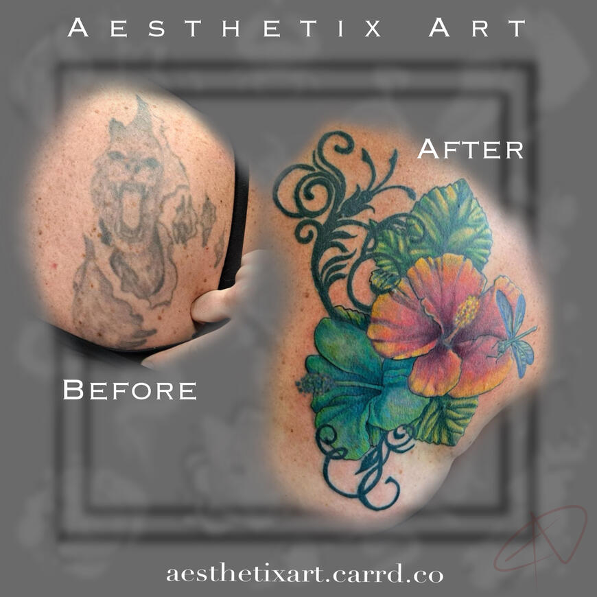 Hibiscus Color Coverup