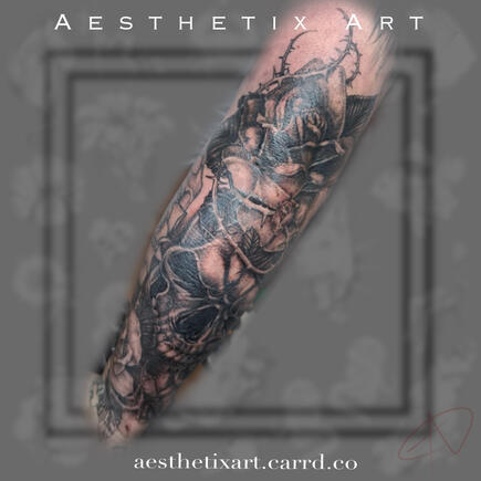 Skulls &amp; Roses Coverup