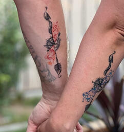 Matching Couples Tattoo