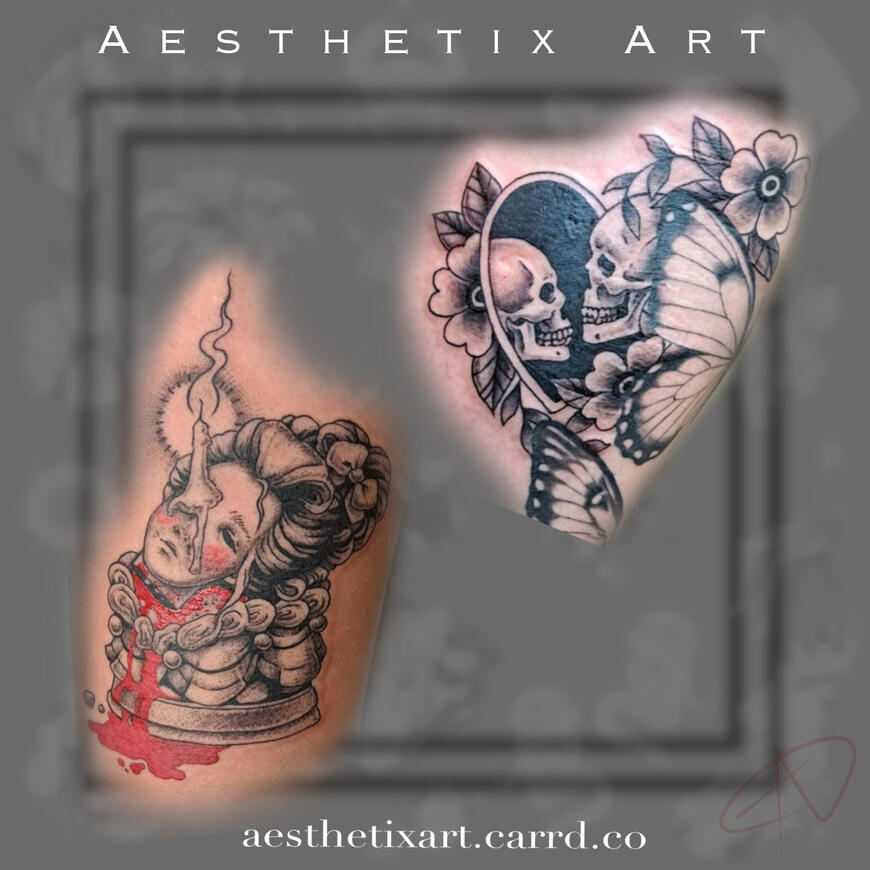 Antionette Cake & Romantic Skull Coverup