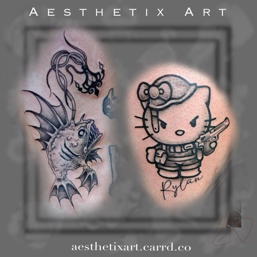 Angler Fish & Strapped Kitty